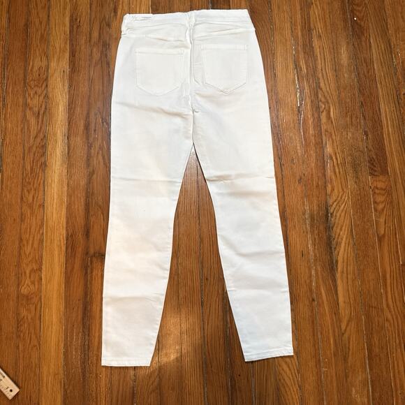 Liverpool Gia Glider Ankle Skinny Jeans in Bright White Size 4/27 - Picture 10 of 11